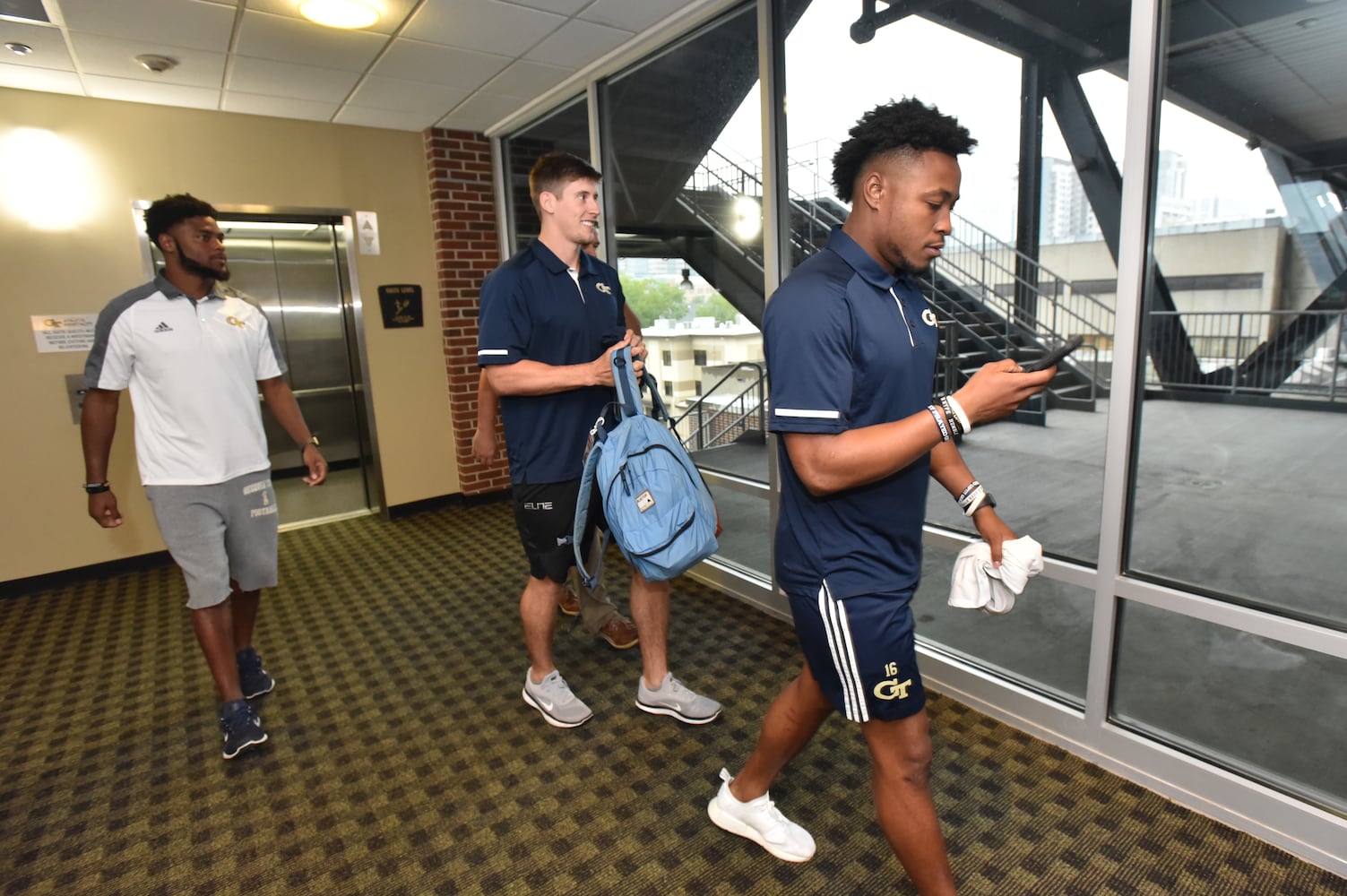 Photos: Media days at Georgia Tech