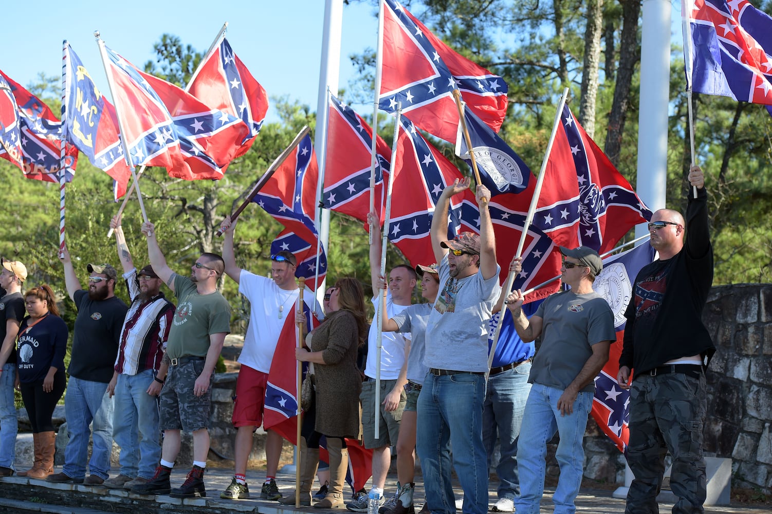 Protesters want to keep Stone Mountain 'pure' to its Confederate roots