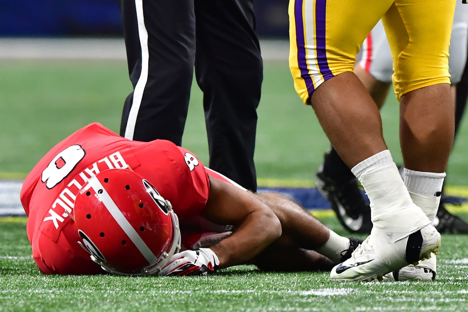 Photos: Bulldogs battle Tigers in SEC Championship game