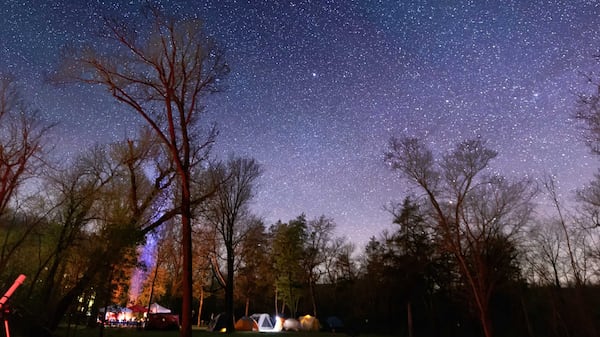 Several dozen Georgia Tech Astronomy Club students took a road trip Monday to Missouri to see the eclipse in its totality. Photo Credit: Georgia Tech.