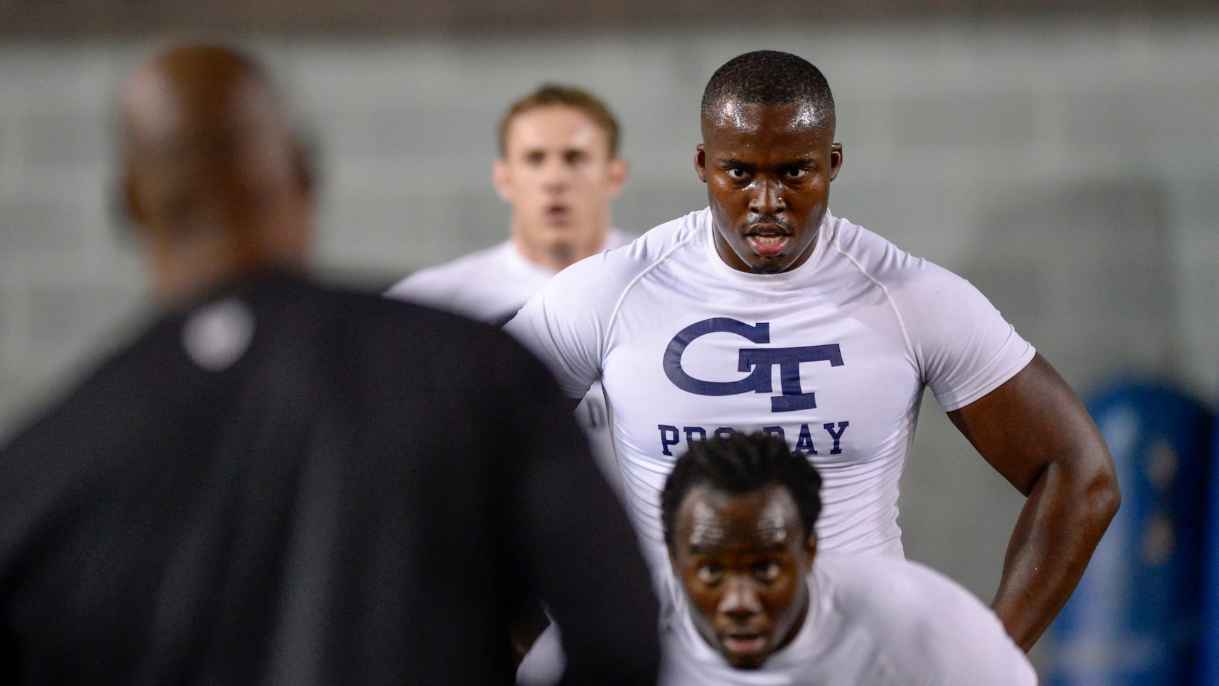 Former Jackets showcase talent at Tech Pro Day