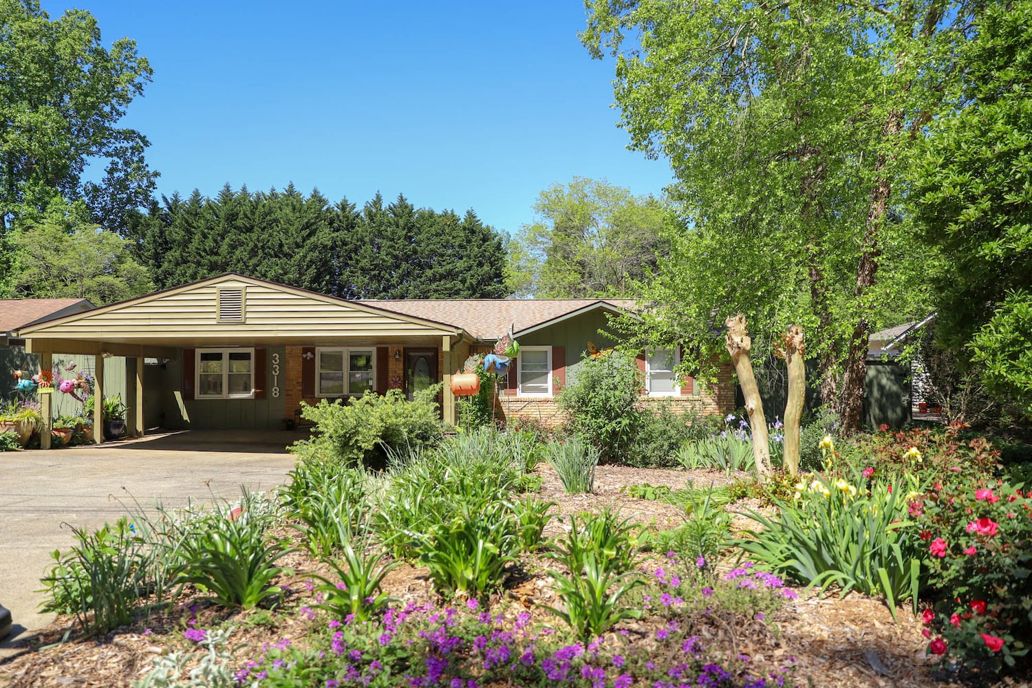 Photos: Cobb County home features whimsical garden as its backdrop