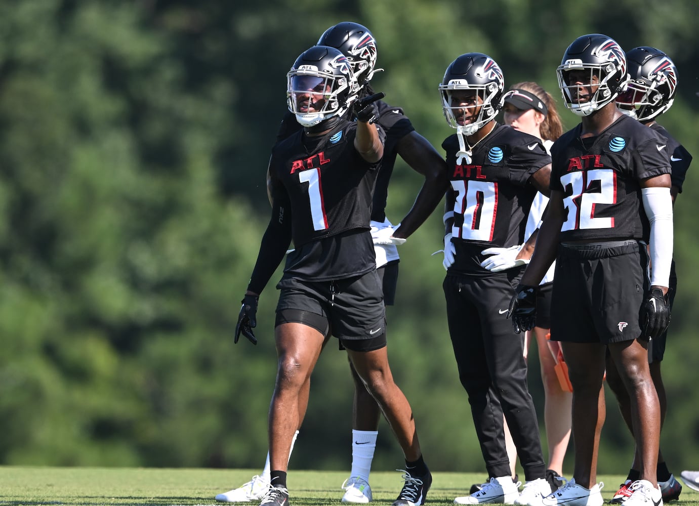 Frist day of Falcons training camp