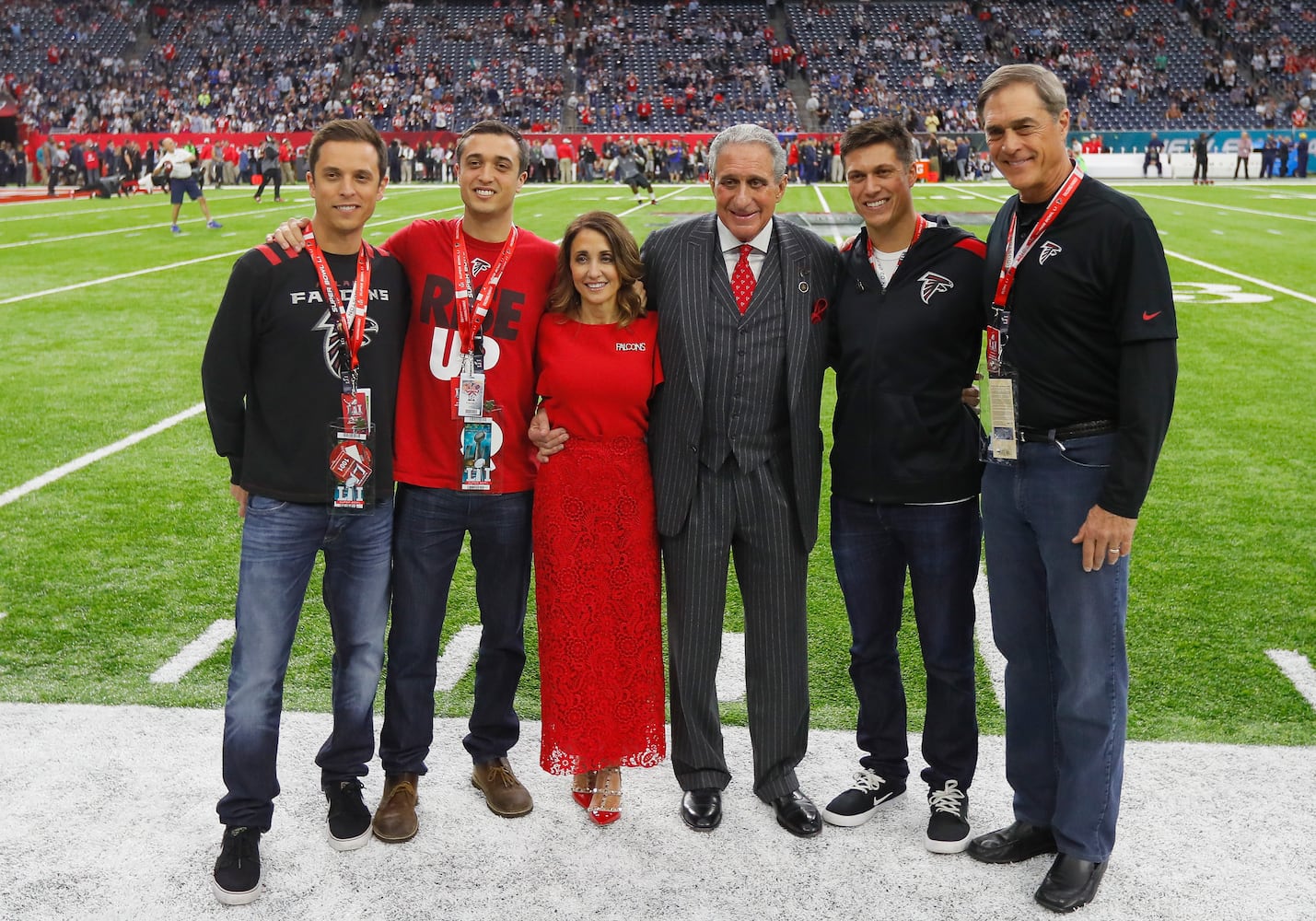 Photos: Arthur Blank and wife at Super Bowl