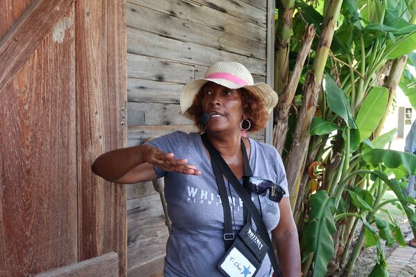 Tour guide T-Chae is descended from area slaves, at the Whitney Plantation, in Wallace, La. (Kerri Westenberg/Minneapolis Star Tribune/TNS)