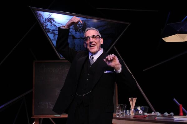 Key played the title role of “R. Buckminster Fuller: The History (and Mystery) of the Universe” at Theatrical Outfit in 2015. Contributed by BreeAnne Clowdus