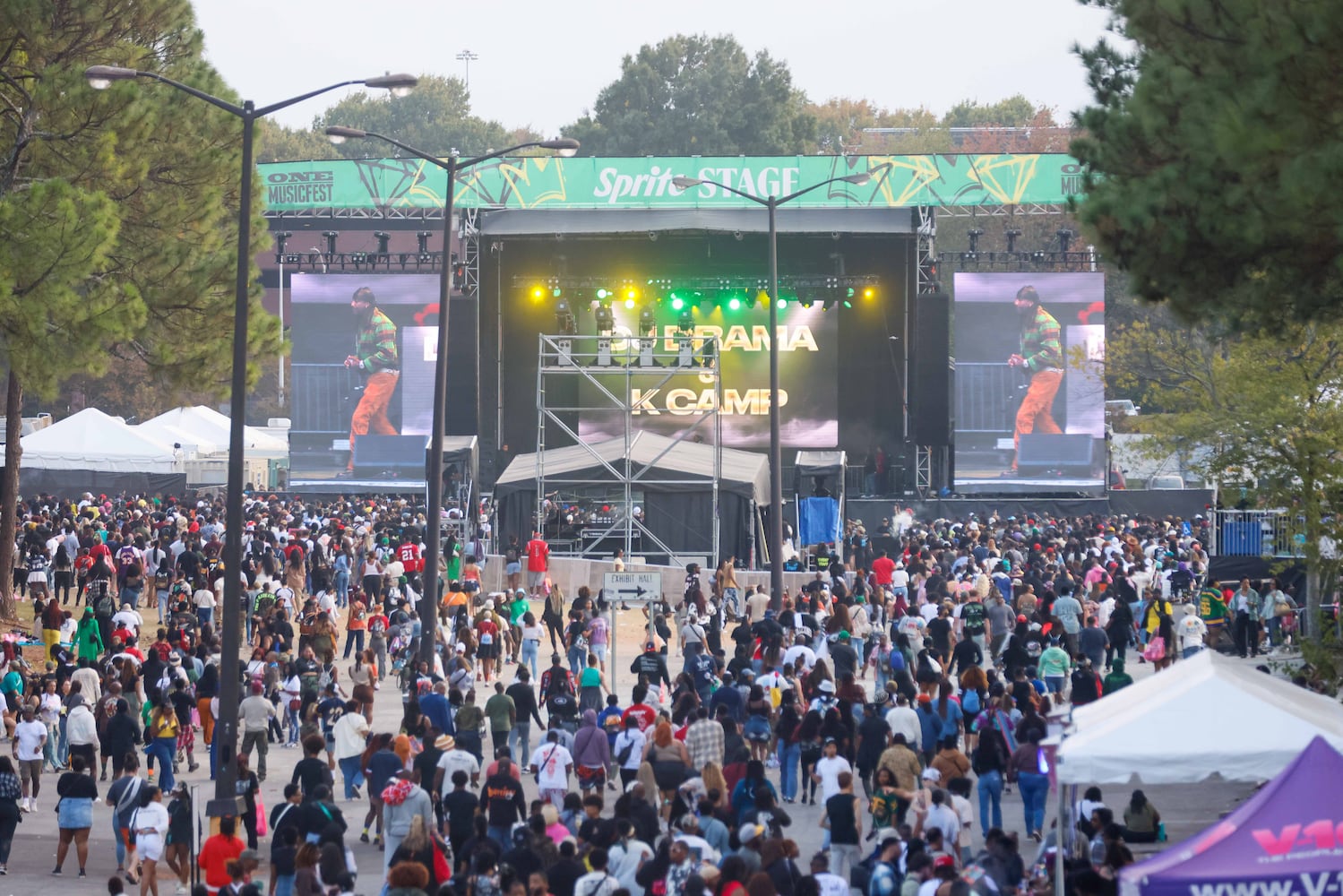 Crowd scene at the 2024 One Musicfest