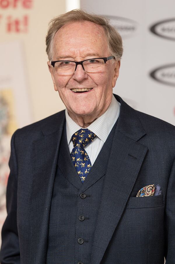 Robert Hardy arrives for the 'Oldie Of The Year Awards' at Simpsons in the Strand on February 2, 2016 in London, England.  (Photo by Ian Gavan/Getty Images)