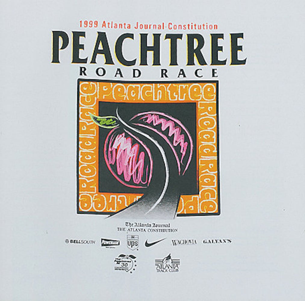 Peachtree Road Race: 1990s T-shirts