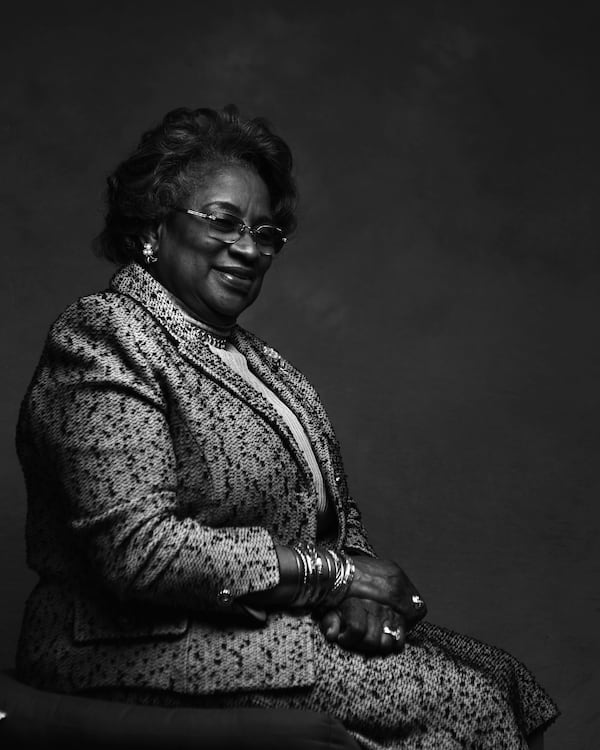 080330 ATLANTA: Juanity Abernathy in a portrait session at the Atlanta Journal-Constitution photo studio in honor of the commemoration of the 40th Anniversary of Dr. King’s assassination. Sunday, March 30, 2008. Pouya Dianat / AJC