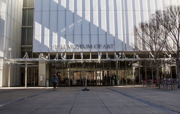 The front of the High Museum of Art is shown in Atlanta, Georgia, on Friday, March 2, 2018. (REANN HUBER/REANN.HUBER@AJC.COM)