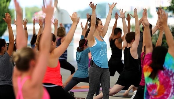 Get moving and stretching with a free yoga class at The Mall of Georgia.