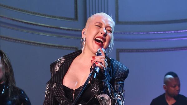 Christina Aguilera  was turned down by a New Orleans musician when she asked to hop on stage and sing with him.