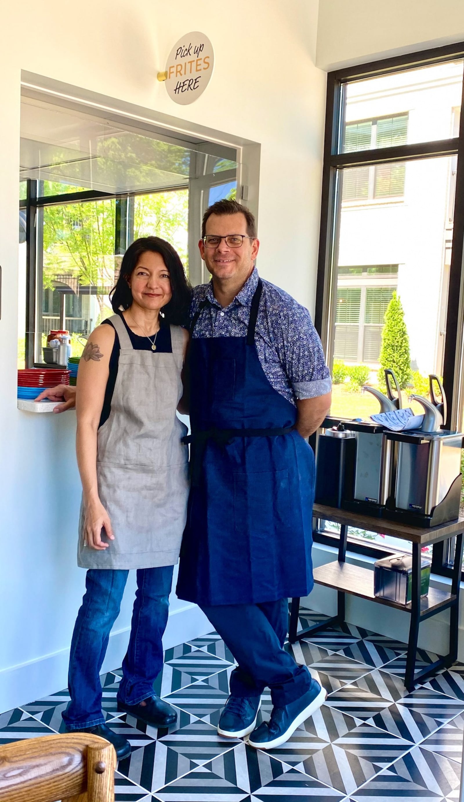 Arpana Satyu-Burge and Martin Burge, owners of the Dutch and Dutch Monkey Doughnuts. / Courtesy of the Dutch