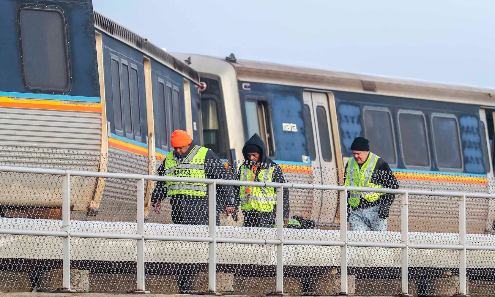 Derailed MARTA train slows airport access