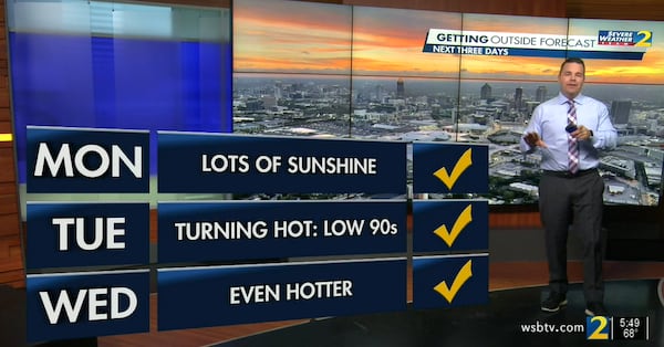 Temperatures are on their way up this week as humidity increases ahead of the official start of fall, according to Channel 2 Action News meteorologist Brian Monahan.