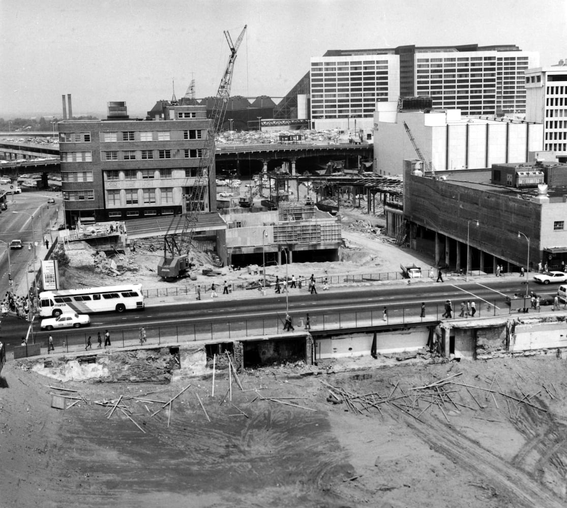 AJC Flashback Photos: Atlanta’s Gulch and viaducts