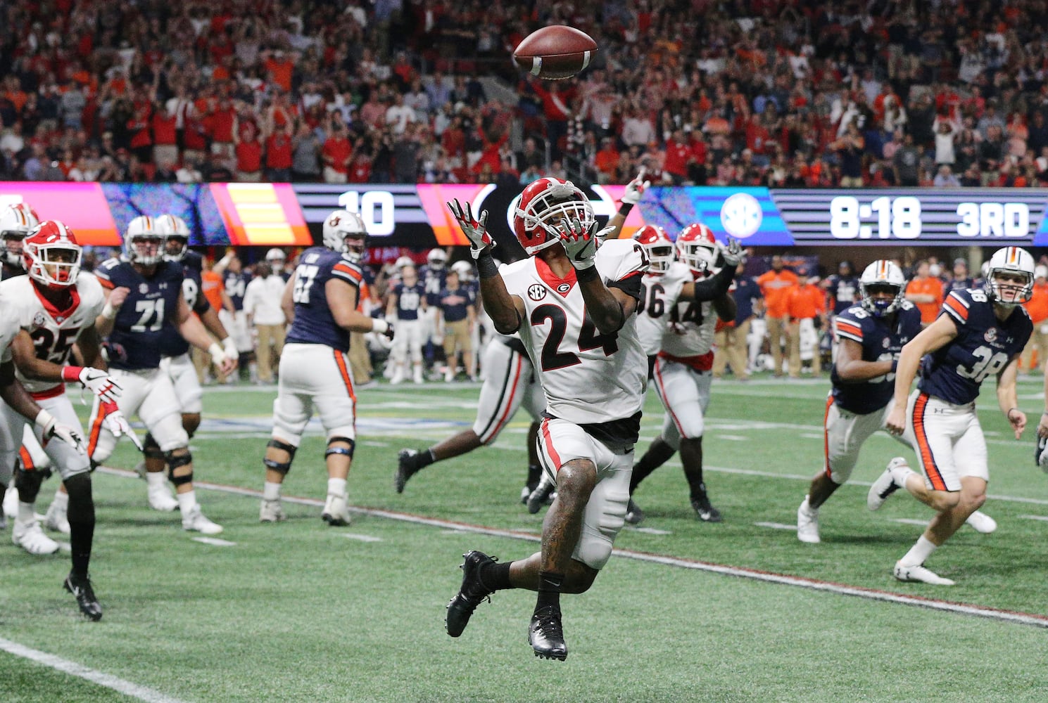 Photos: Georgia handles Auburn in rematch, wins SEC title