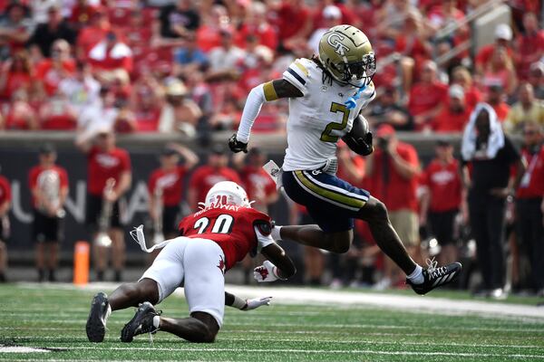 Receiver Eric Singleton Jr.'s solid day notwithstanding, the Yellow Jackets had about as much success in Louisville as Ken Sugiura had getting there and back.