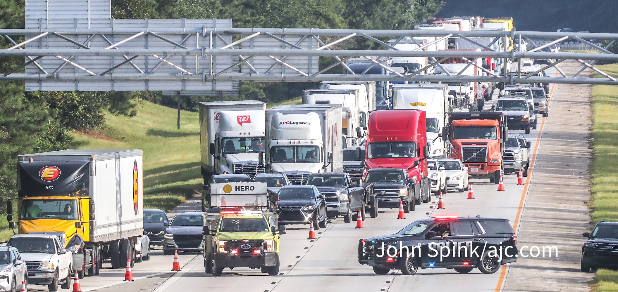 I-675 crash near Forest Parkway