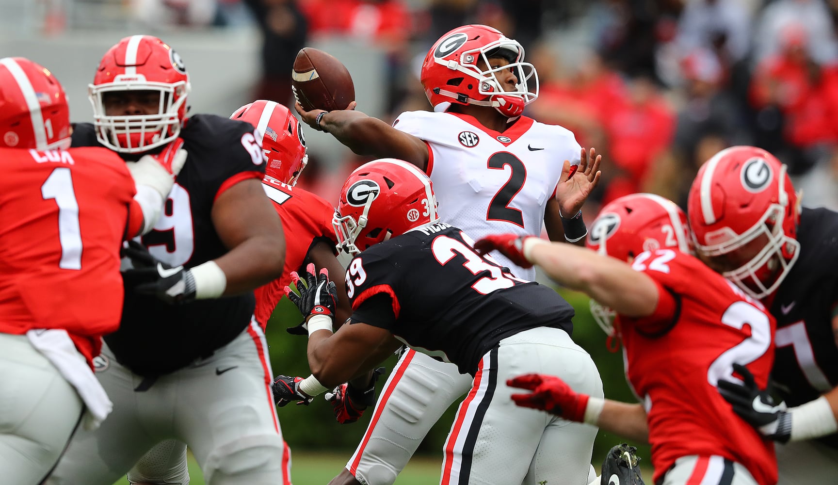 Photos: Bulldogs back on the field at G-Day scrimmage