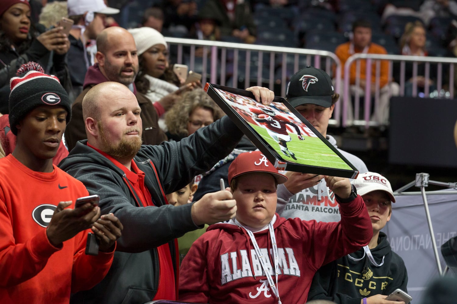 Photos: Georgia, Alabama meet the press at Philips Arena