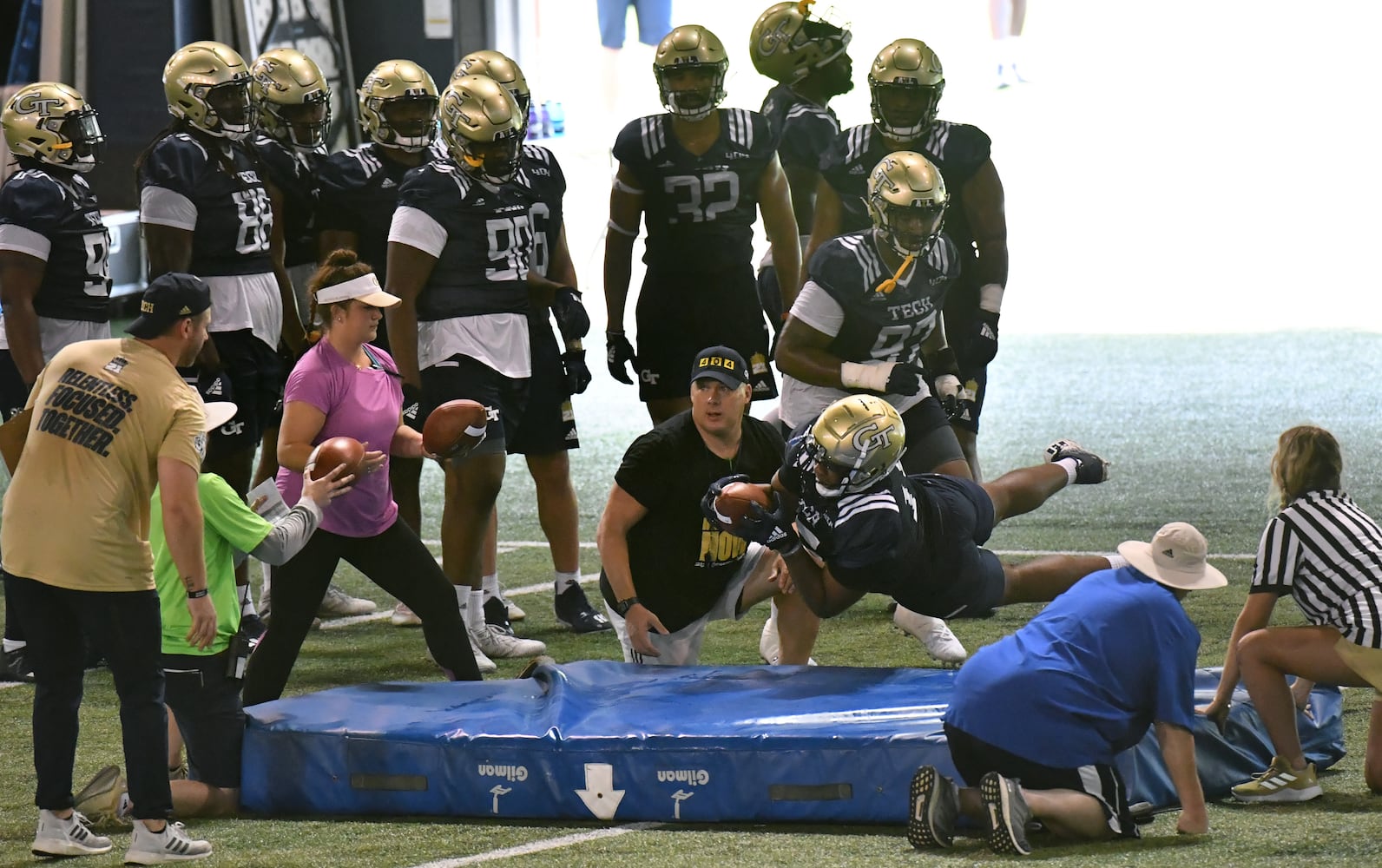 Georgia Tech football practice photo