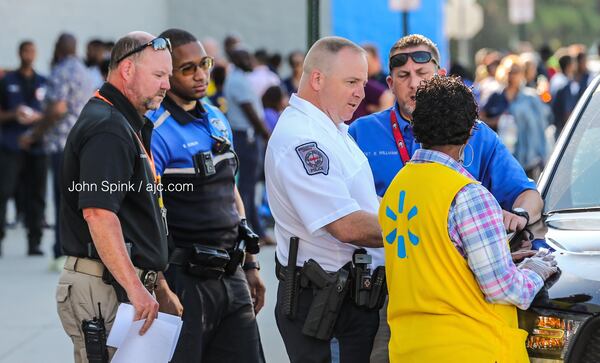 Investigators are working to determine what led to the  stabbing at a Walmart on Thornton Road.