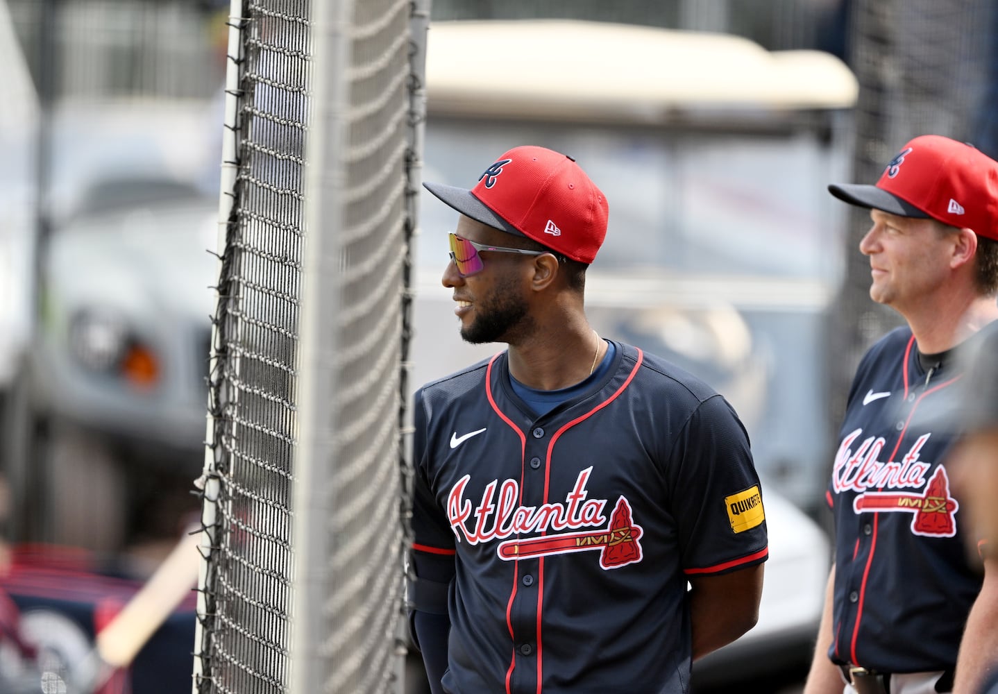 First full-squad spring training workouts