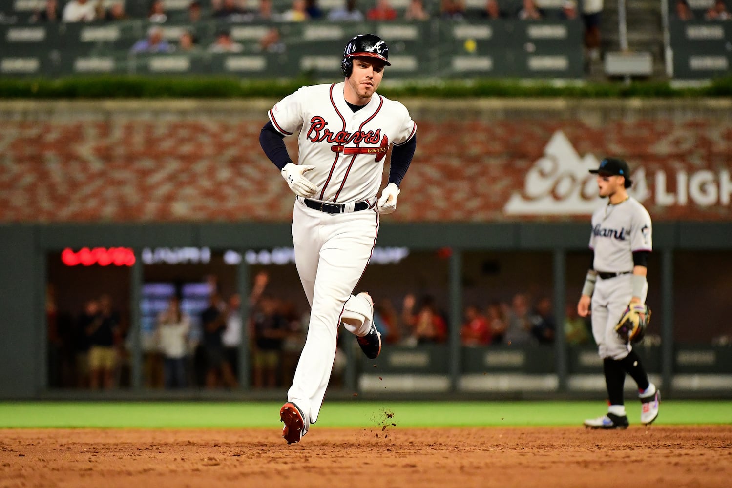 Photos: Acuna, Braves celebrate a walkoff win over the Marlins