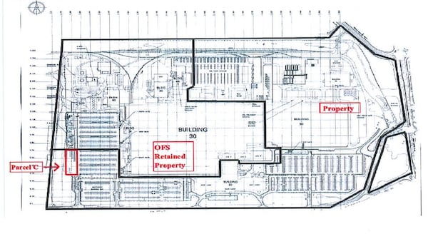 The OFS site near Jimmy Carter Boulevard and I-85. (Credit: Gwinnett County)