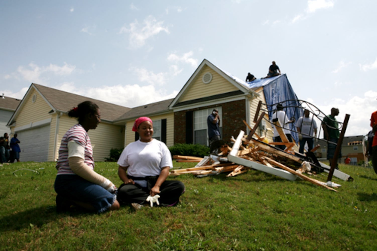 Ellenwood neighborhood trashed by storm