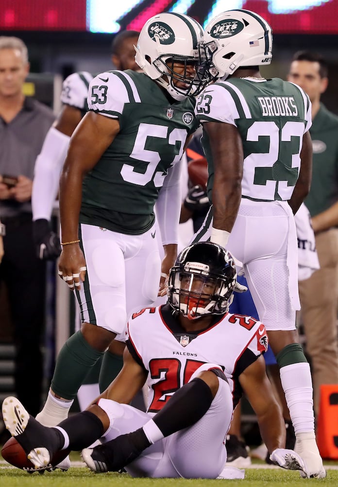 Photos: Falcons face Jets in exhibition opener