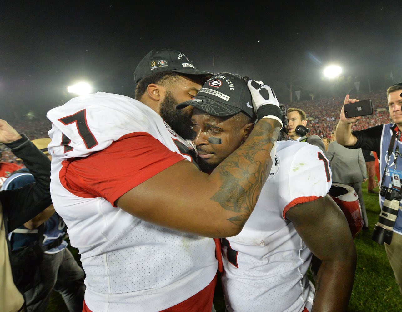 Photos: Bulldogs celebrate Rose Bowl victory