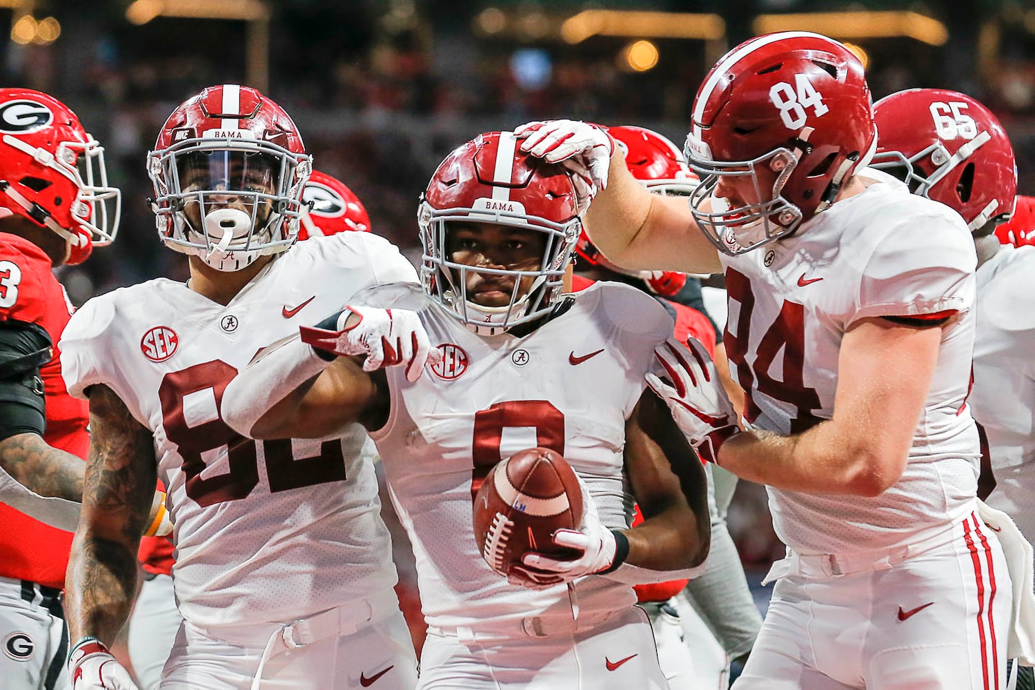 Photos: Bulldogs battle Alabama in SEC Championship game