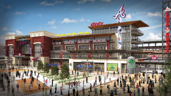 New taproom and microbrewery at The Battery Atlanta, adjacent to SunTrust Park. (Atlanta Braves)