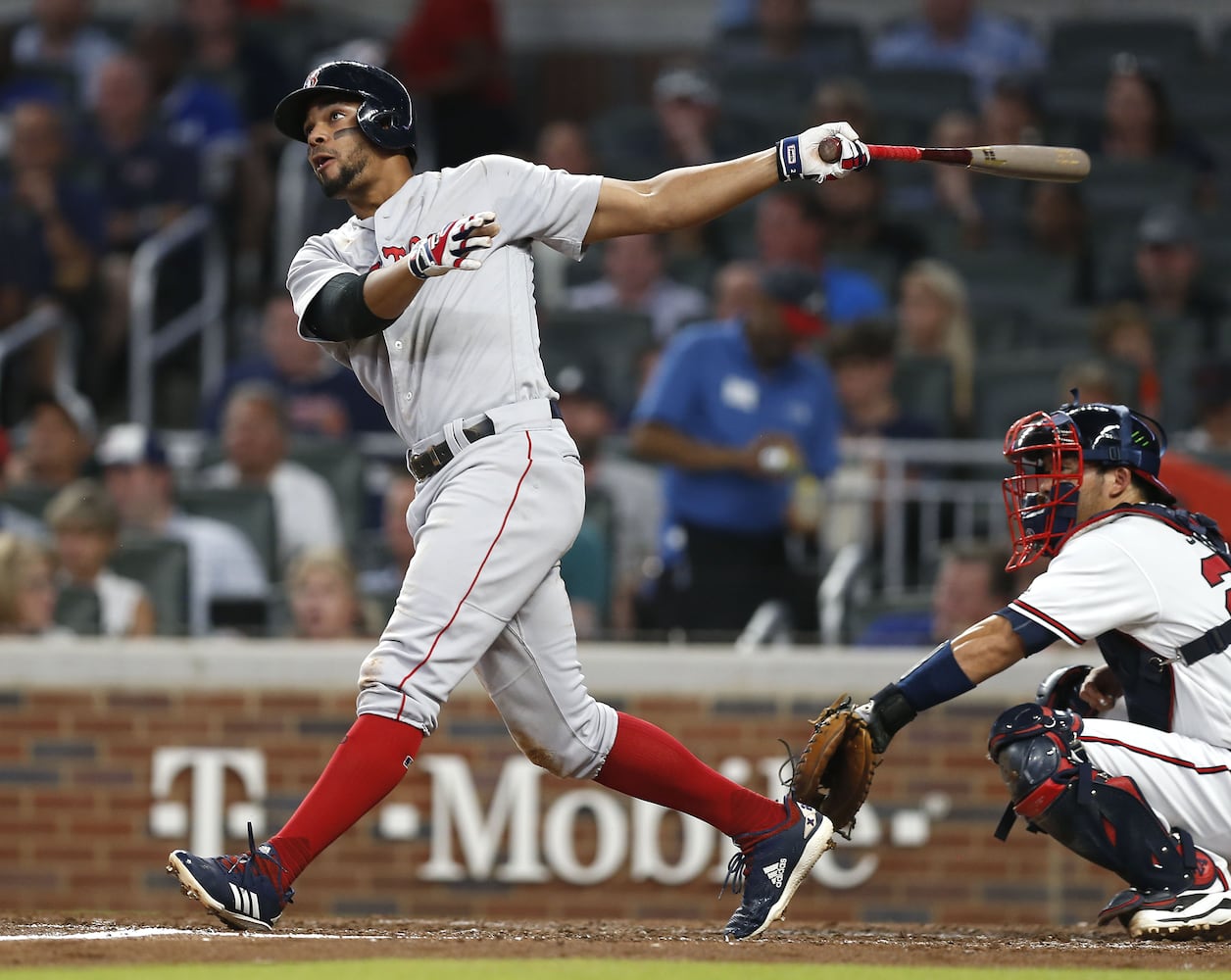 Photos: Braves take on the Red Sox