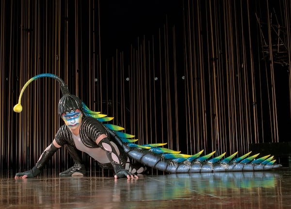 Cirque's "Varekai" is loosely based on the story of Icarus...and includes black lizards!