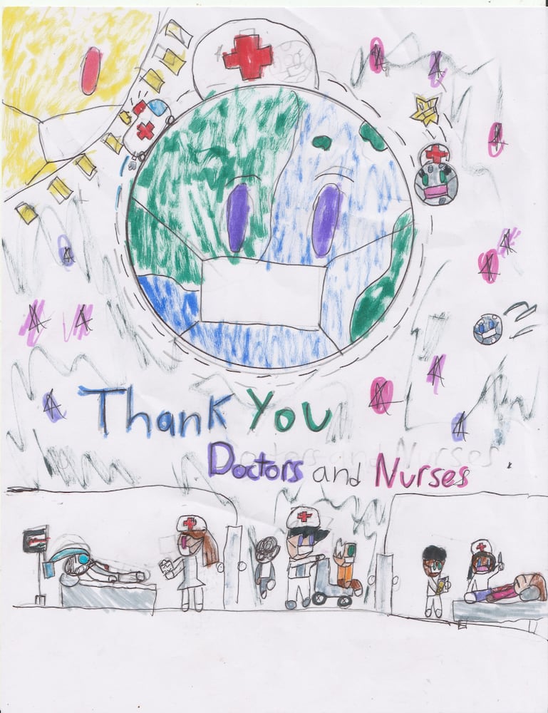 Art from the Heart: Kids thank front-line health care workers