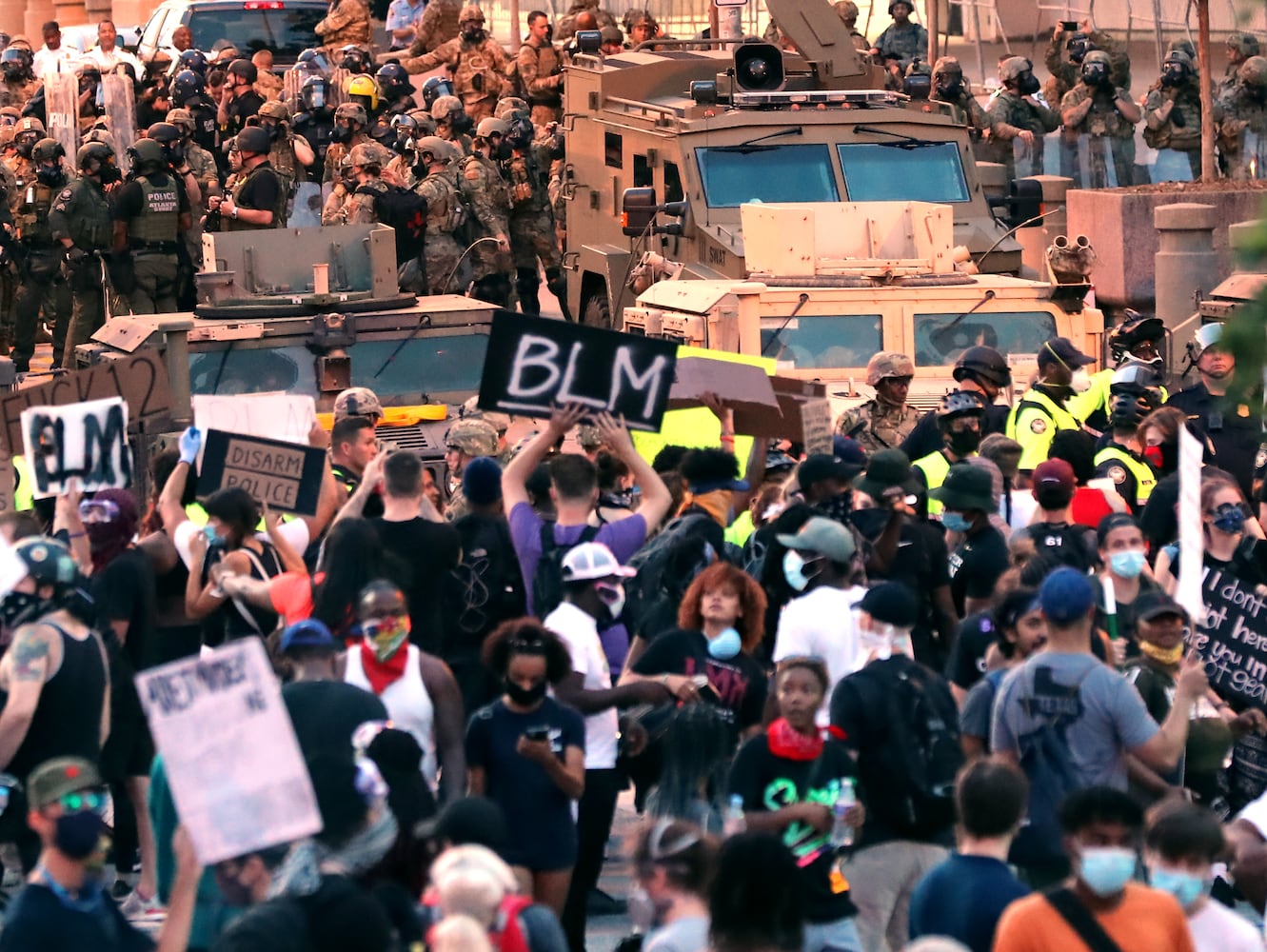 PHOTOS: Protesters gather across metro Atlanta