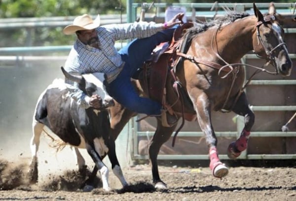 Cowboy and rodeo rider Thad Heard retired from the Atlanta fire department. CONTRIBUTED