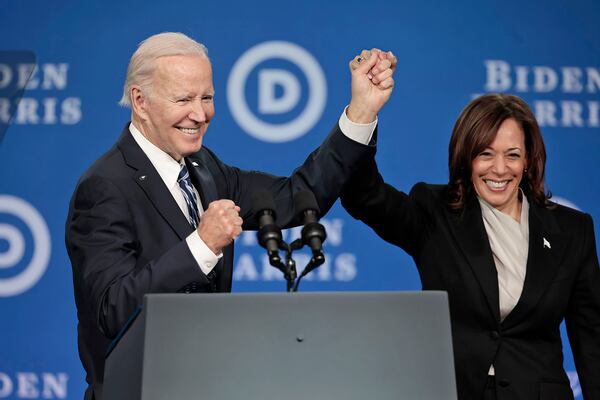 The presidential campaigns of U.S. President Joe Biden and Vice President Kamala Harris reportedly raised a total of $2.15 billion.