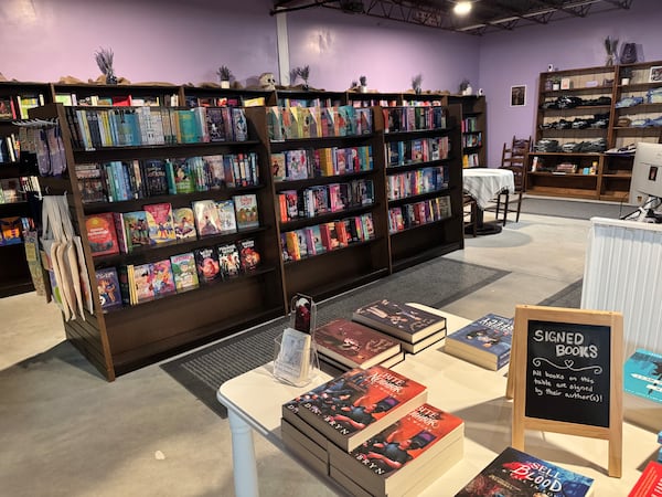 The Lavender Bookshop in Marietta carries only books that feature an LGBTQ+ protagonist. Courtesy of The Lavender Bookshop