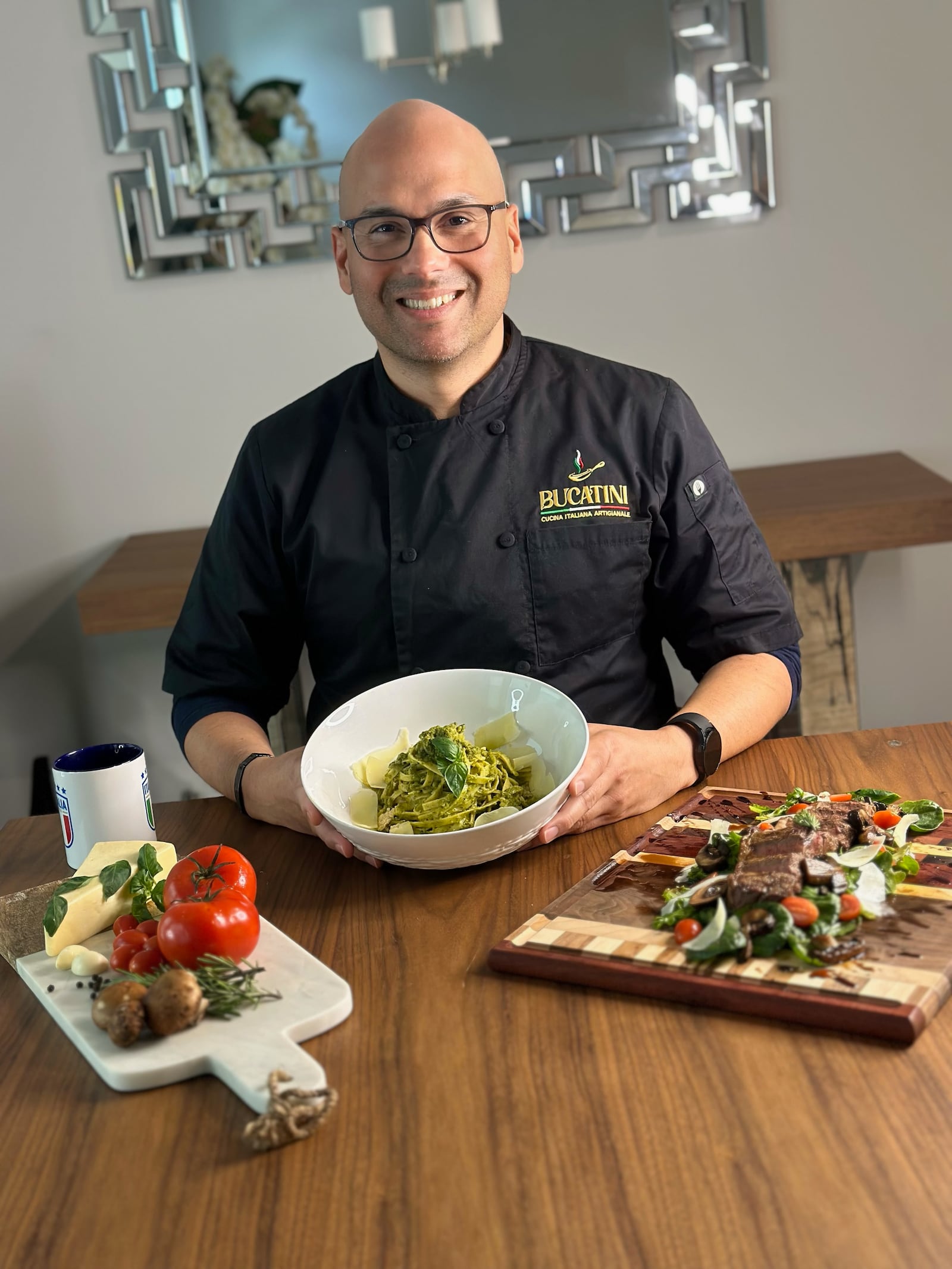 Luis Mendez of Bucatini Ristorante at Politan Row at Ashford Lane. / Courtesy of Bucatini Ristorante