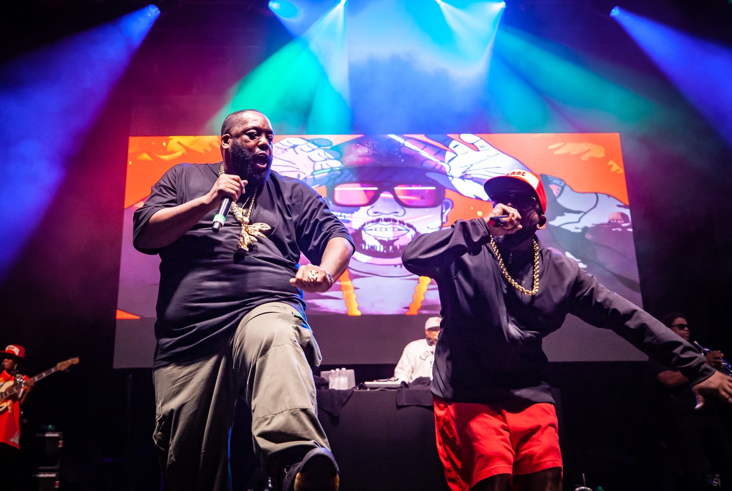 Killer Mike joined Atlanta rap icon Big Boi as he played the final show of the "Big Night Out" concert series at Centennial Olympic Park on Oct. 25, 2020.