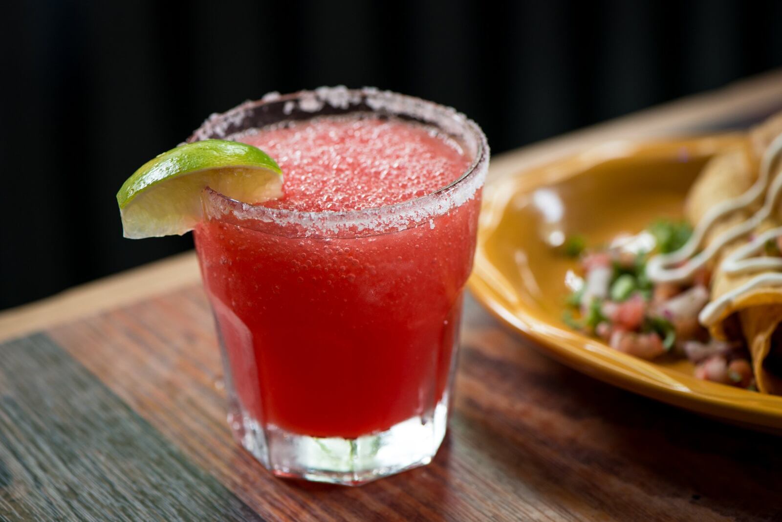  Watermelon Slusharita with Olmeca Altos Plata tequila, pure watermelon nectar, fresh lime juice, and agave nectar. Photo credit- Mia Yakel.