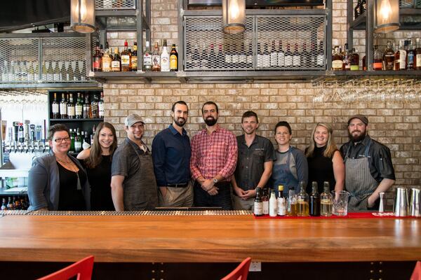 Coalition Food and Beverage team including owners Daniel Pernice, Ryan Pernice, and Woolery "Woody" Back. Photo credit- Mia Yakel.