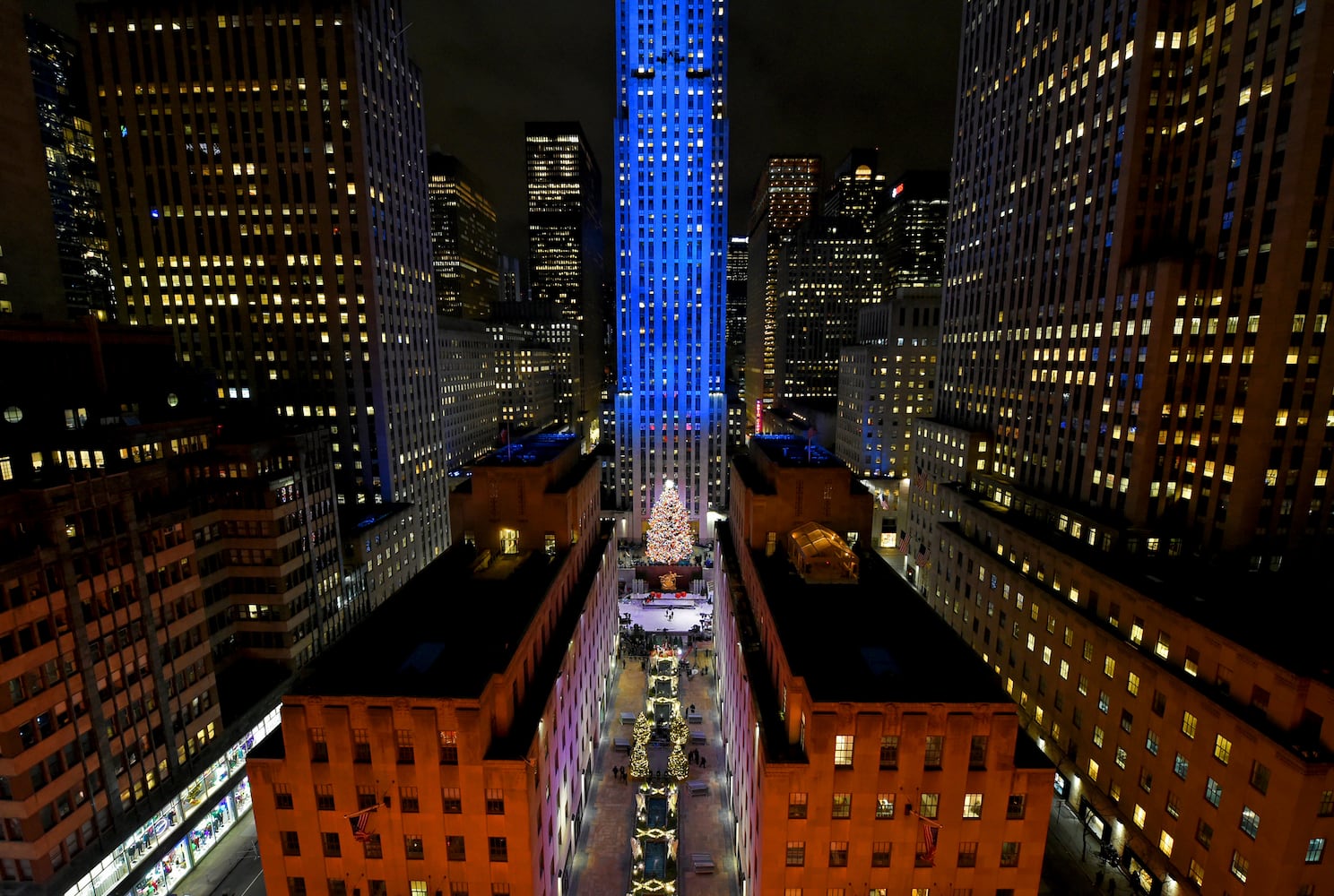 Photos: Rockefeller Center Christmas Tree Lighting 2018