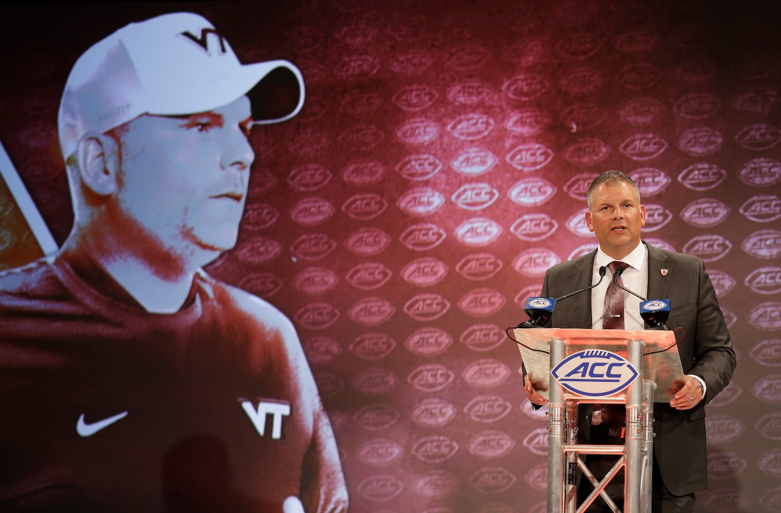 Photos: Tech’s Marshall, Johnson speak at ACC media days