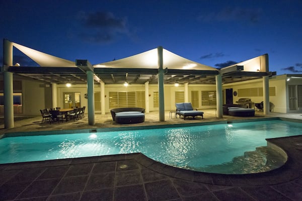 Travel in style to St. Croix in the U.S. Virgin Islands and rent a private, six-bedroom compound with pool at The Buccaneer Beach and Golf Resort. Contributed